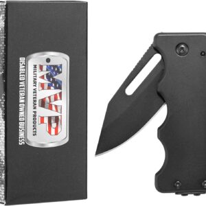 Military Gift Shop Versatile Money Clip Pocket Knife- 2.75 Inch Blade Knife with Clip for Money-The Perfect EDC | Disabled USMC Vet Owned SMALL Business