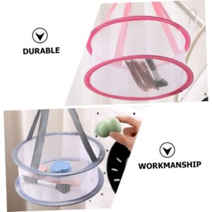 2pcs Drying Net Bag Washing Bags for Laundry Mesh Socks Wall Hangers for Clothes Socks Drying Net Plush Drying Net Collapsible Hanging Laundry Rack Hanging Drying Net