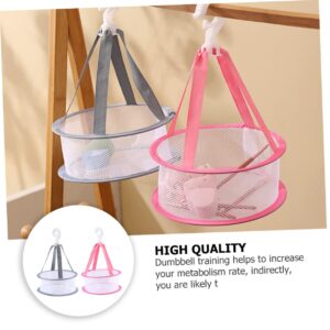 2pcs Drying Net Bag Washing Bags for Laundry Mesh Socks Wall Hangers for Clothes Socks Drying Net Plush Drying Net Collapsible Hanging Laundry Rack Hanging Drying Net