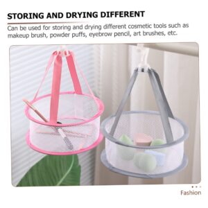 2pcs Drying Net Bag Washing Bags for Laundry Mesh Socks Wall Hangers for Clothes Socks Drying Net Plush Drying Net Collapsible Hanging Laundry Rack Hanging Drying Net