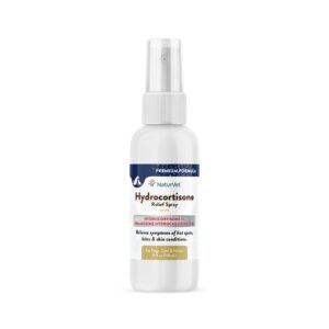 naturvet hydrocortisone relief spray for dogs, cats & horses 4 oz