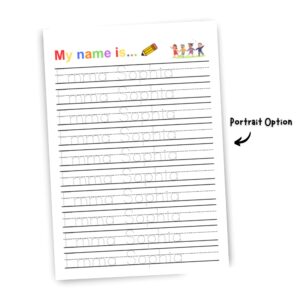 Personalized Name Tracing Worksheets: Handwriting Practice