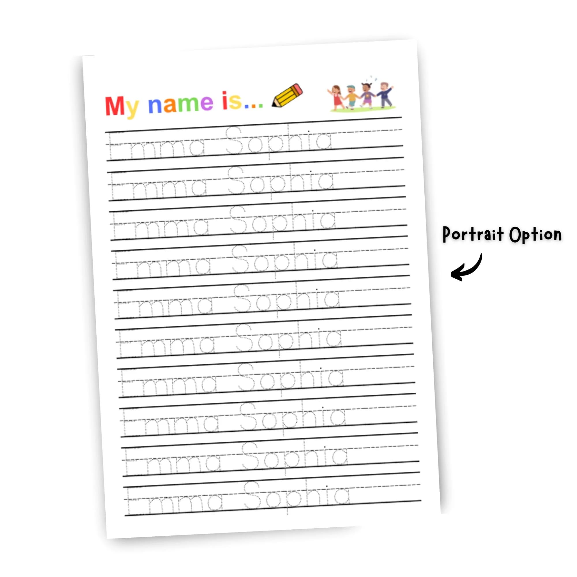 Personalized Name Tracing Worksheets: Handwriting Practice