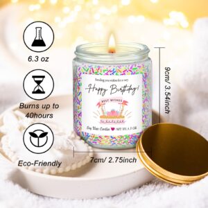 Birthday Gifts for Women Birthday Cake Candles Gifts for Best Friends Women Happy Birthday Gift for Women Female Sister Mom Wife Her Girlfriend Coworker Bestie Womens Birthday Gifts Candles for Cake