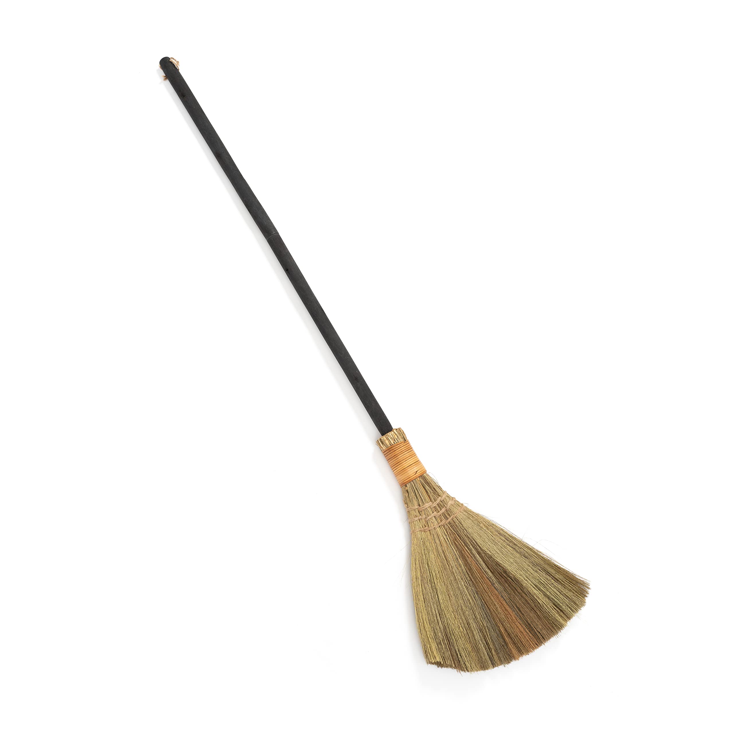 TTS For Home Vietnamese Straw Soft Broom 45inch- Sweeping Hand Long Handle Broomstick for Cleaning, Decoration, Wedding