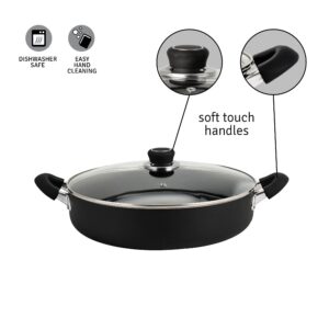 HUDSON Nonstick Paella Pan Hudson 11-inch Aluminum, 3.7 Qt