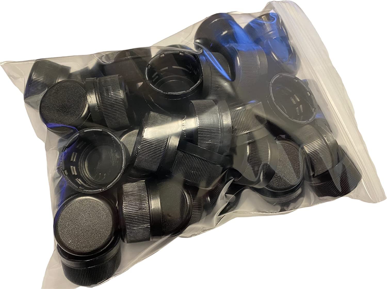 12PK Black Tamper EVIDENT Screw CAPS 28/400 Plastic TE Screw Top Caps for PET Bottles Flasks Boston Round and Wine Bottles to fit Most 28mm CT (Continuous Thread)