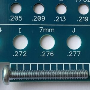 Holistic Drill Bit Gauge - 3 Drill Bit Gauges in One