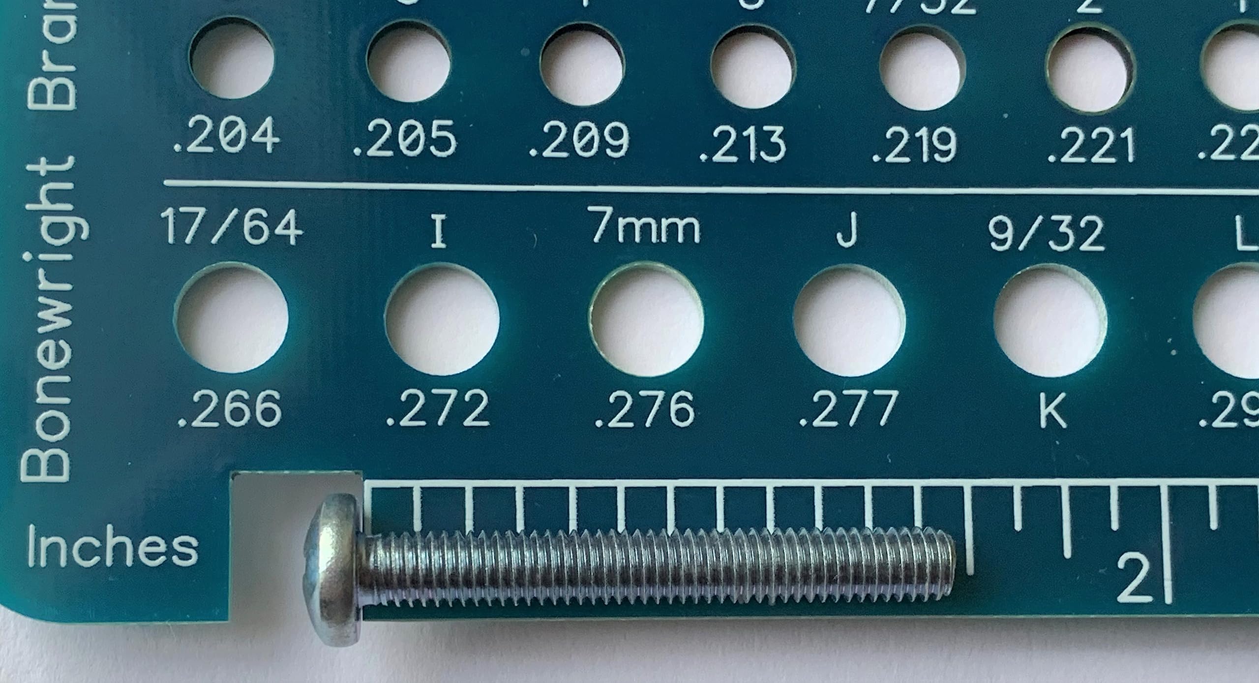 Holistic Drill Bit Gauge - 3 Drill Bit Gauges in One