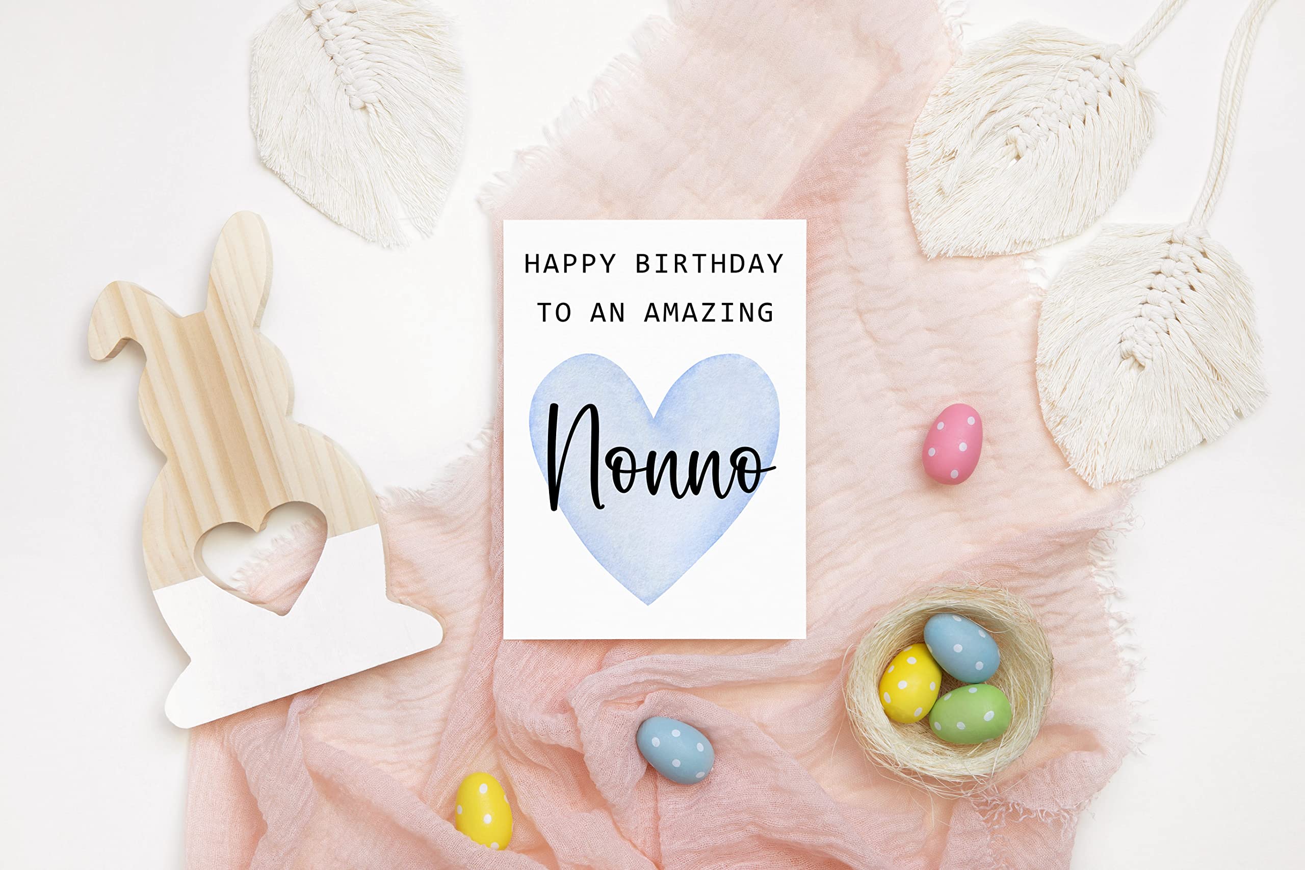 TunlaStore Happy Birthday To An Amazing Nonno Card - Cute Birthday Card For Nonno - Greeting Card - Amazing Nonno Card - Nonno Birthday Gift - Best Nonno Birthday Card - Gift Idea Happy Birthday