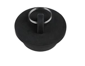 sloyca 1pc durable rubber washroom kitchen sink water stopper floor round drain plug sink bathtub drainage stopper leakage-proof plug (color : black 26.7-28.7mm)