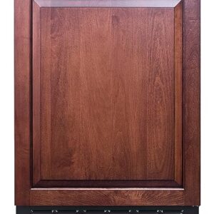 Summit CT66BK2SSIFADA 24” Wide ADA Under Counter Refrigerator-Freezer 4.9 cu.ft. with Panel-Ready Door (Panel Not Included) Automatic Defrost Operation, Black Interior (Panel Ready-ADA-RHD)