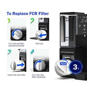 Frizzlife FCR100+ Replacement RO Membrane Filter Cartridge For WB99 Countertop Reverse Osmosis Water Filter System