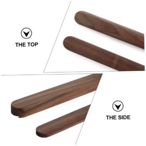 SHOWERORO Solid Wood Chopsticks Box Chopsticks Camping Holder Travel Silverware Travel Chopsticks with Case Silverware Case Chinese Chopsticks Black Walnut Solid Wood Fork Student Outdoor