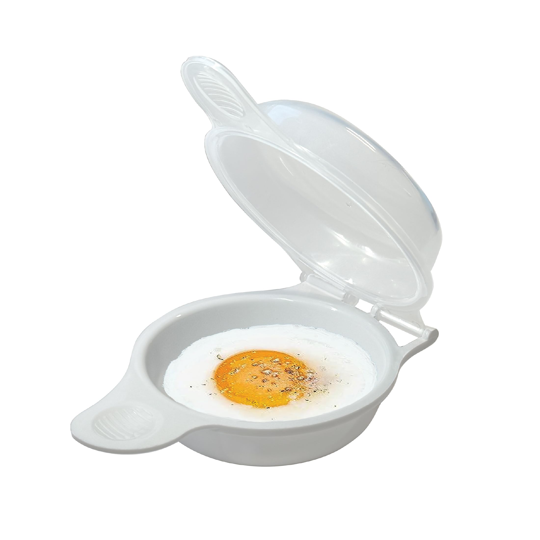 Trenton Gifts Microwave Egg Cooker/Poacher - Easy Scrambled Omelet Maker & Breakfast Cookware - Quick and Convenient Egg Cooking Solution - ONE COOKER