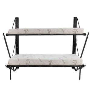 recpro double folding rv bunk bed with safety rail (with bunk mattress)