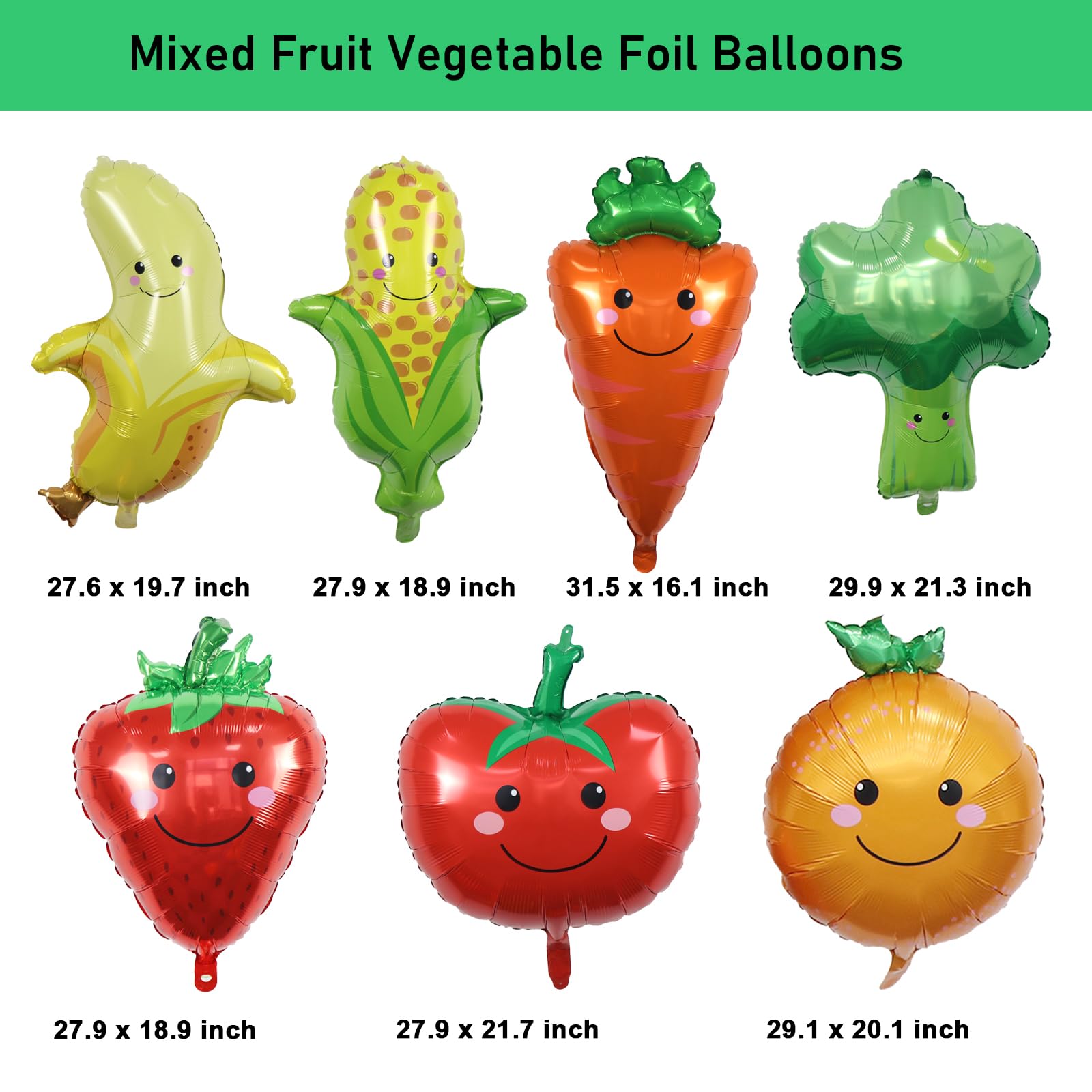 Fruit Vegetable Party Decorations 141pcs Red Green Yellow Orange Balloon Arch Garland Kit Vegetable Fruit Balloons for Hey Bear themed Party Tutti Frutti Birthday Baby Shower