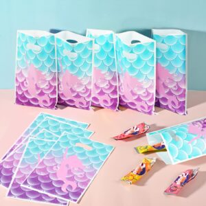 30PCS Mermaid Goodie Bags Party Favor Bags Candy Bags Gift Bags for Kids Girls Birthday