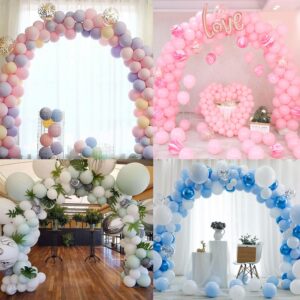 Kaucytue Balloon Arch Kit, 10Ft Width & 9Ft Height Adjustable Balloon Arch Stand, Balloon Arch Frame with Base for Birthday Party Decorations Wedding Baby Shower