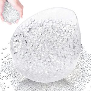 veramz 120,000pcs clear water gel jelly beads, water beads for vases, vase filler beads gel jelly balls, vase fillers for floating pearls, wedding centerpiece, floating candles, christmas decoration