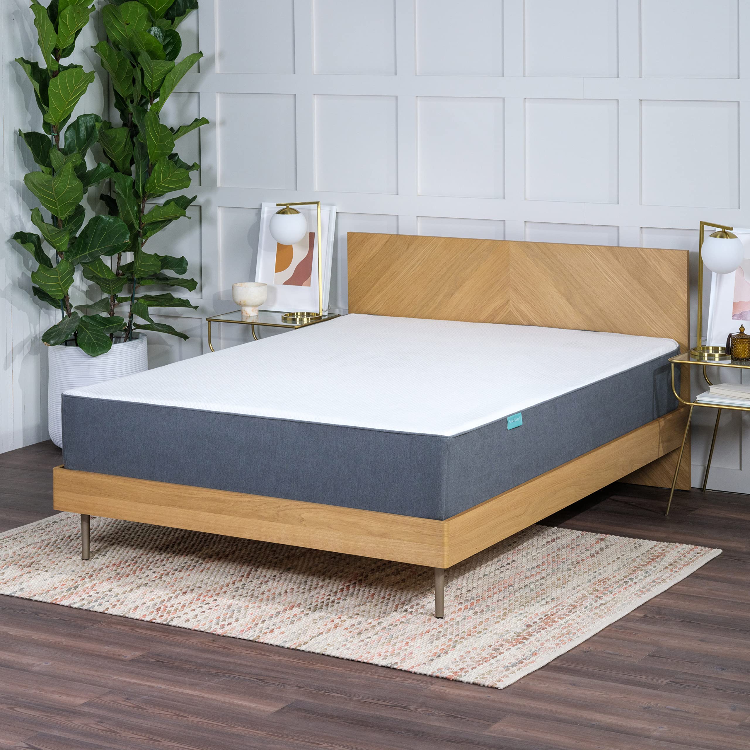 Sure2Sleep Monterey Full Size 12-inch Med Firm Mattress. Fiberglass Free. Made in USA. Breathable HyPUR-Gel Sleeps Cool. CertiPUR-US