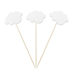 cloud centerpiece sticks, 12-pack table topper double-sided birthday baby shower party decorations