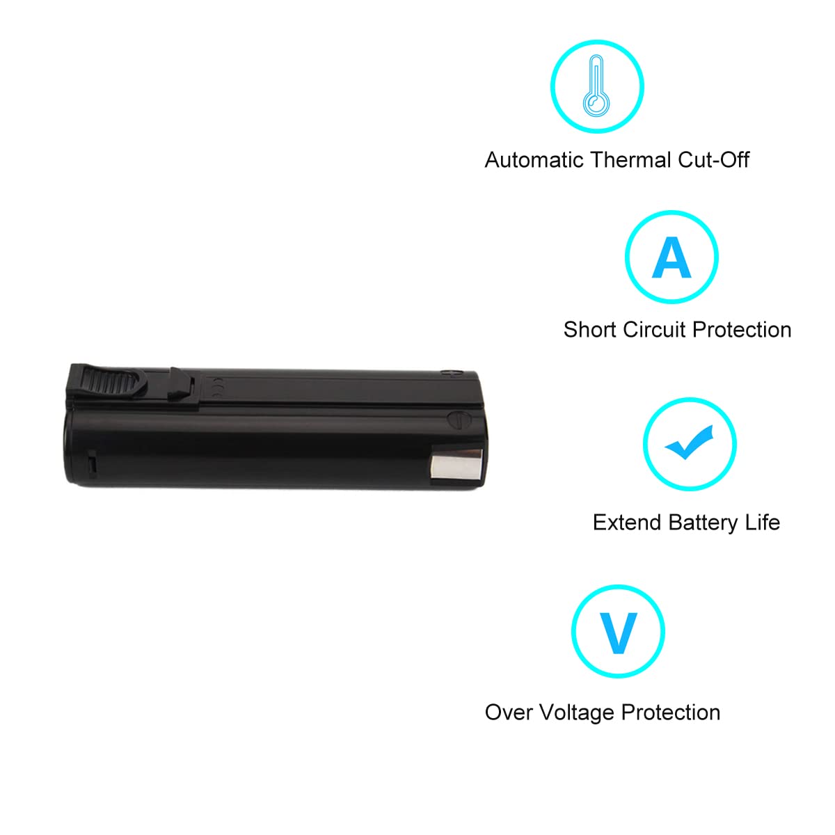 HeShunChang Battery 6V 2000mAh Replace for PASLOD 404717