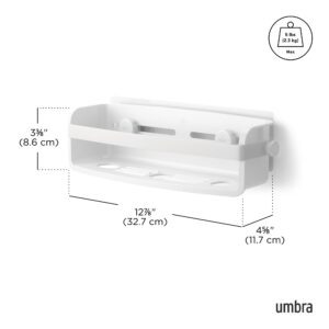 Umbra Flex Modern Bathrrom Caddy Bins, White