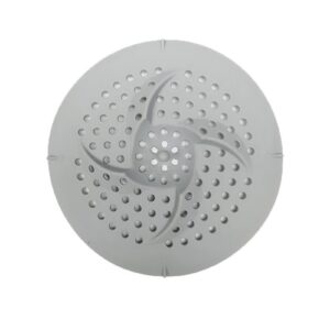 altsuceser hair catcher durable silicone hair stopper shower drain covers easy to install and clean suit for bathroom bathtub and kitchen, floor sink strainer grey