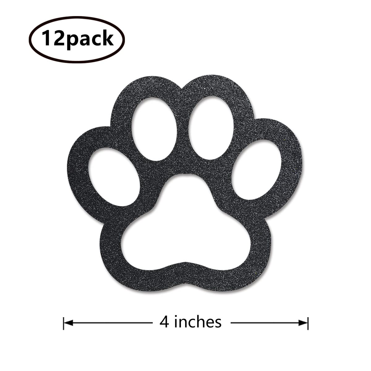 Dog Print Centerpiece Sticks, 12-Pack Table Topper Double-Sided Birthday Baby Shower Party Decorations