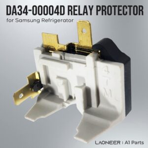 (OEM) A1PartsPro DA34-00004D for Samsung Refrigerator Relay Compressor Overload Protector Replacement Accessories