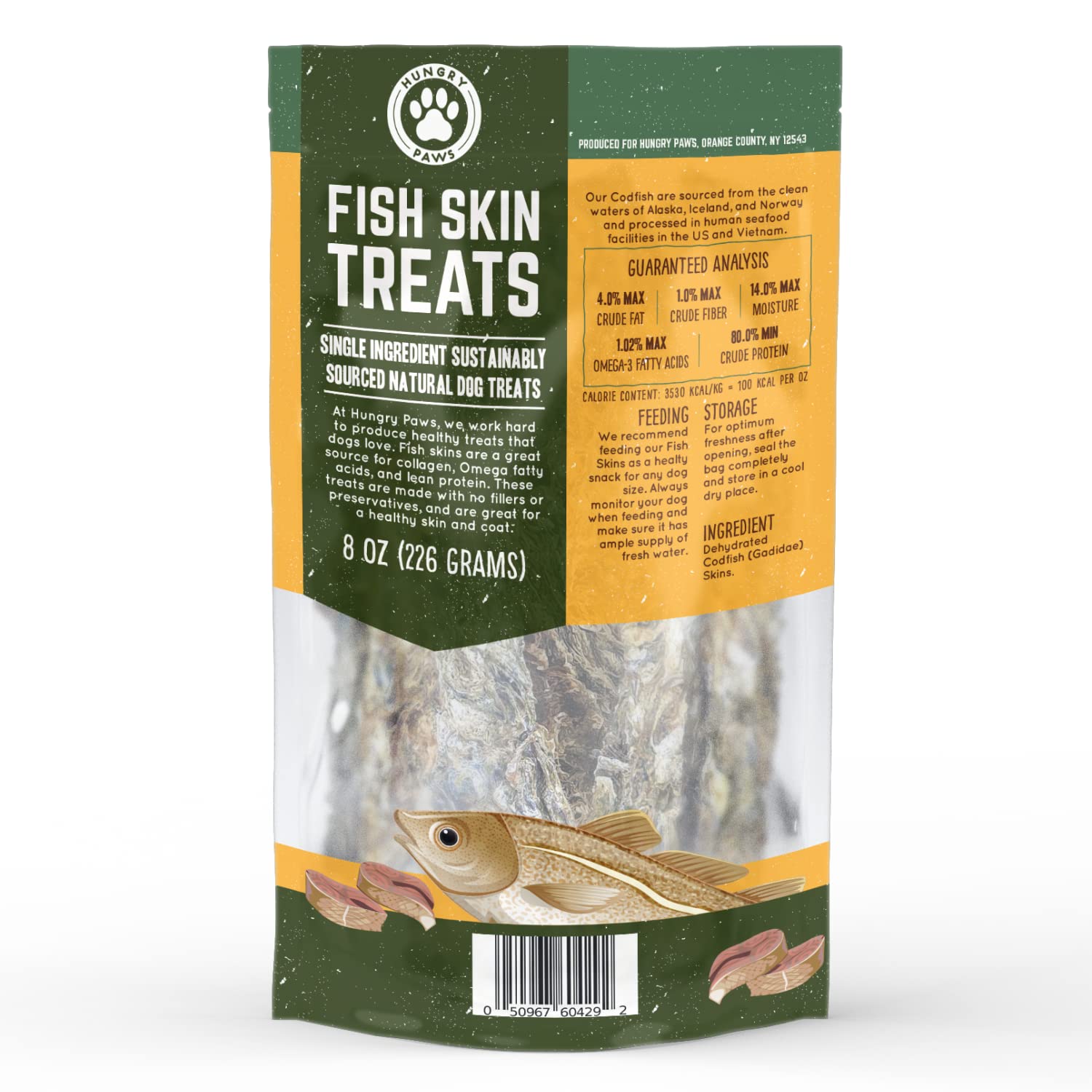 Hungry Paws Cod Skin Sticks for Dogs: A Nutritional Powerhouse for Radiant Coats and Healthy Smiles