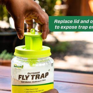 Rescue Outdoor Reusable Fly Trap Canister 4 Pack