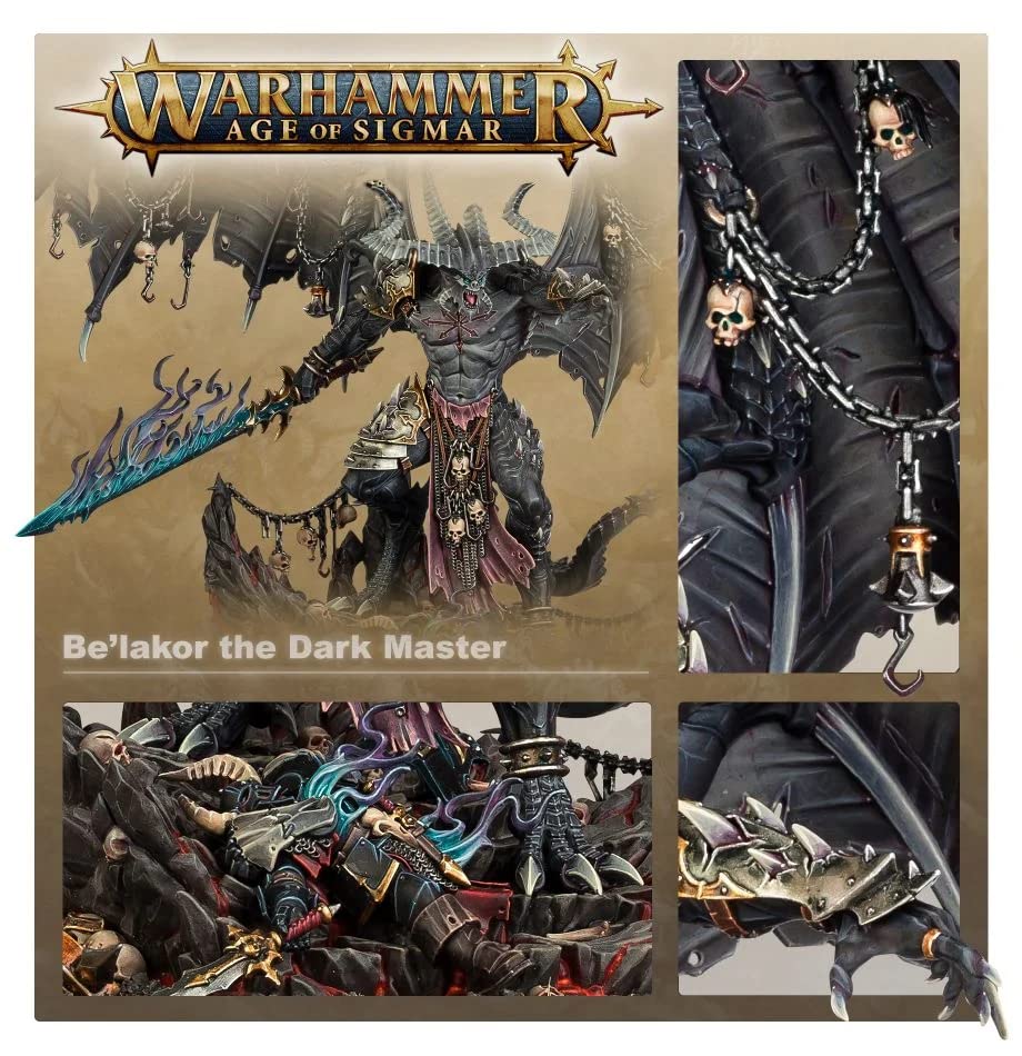 Games Workshop Slaves to Darkness Be'lakor Warhammer Age of Sigmar model building figure