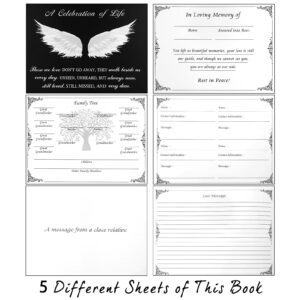 Funeral Guest Book for Memorial Service Celebration of Life Guest Book 80 Pages Funeral Sign-in Book - A Celebration of Life