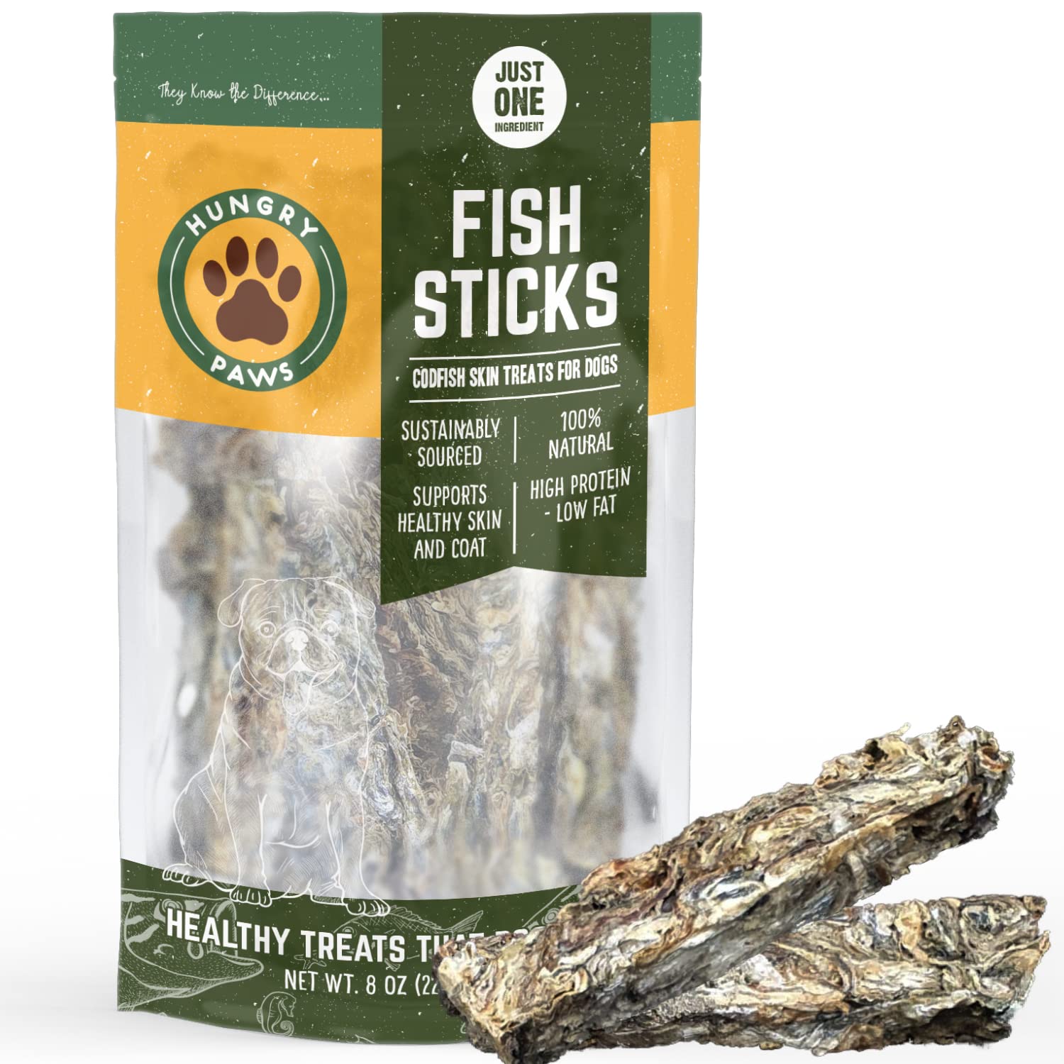 Hungry Paws Cod Skin Sticks for Dogs: A Nutritional Powerhouse for Radiant Coats and Healthy Smiles