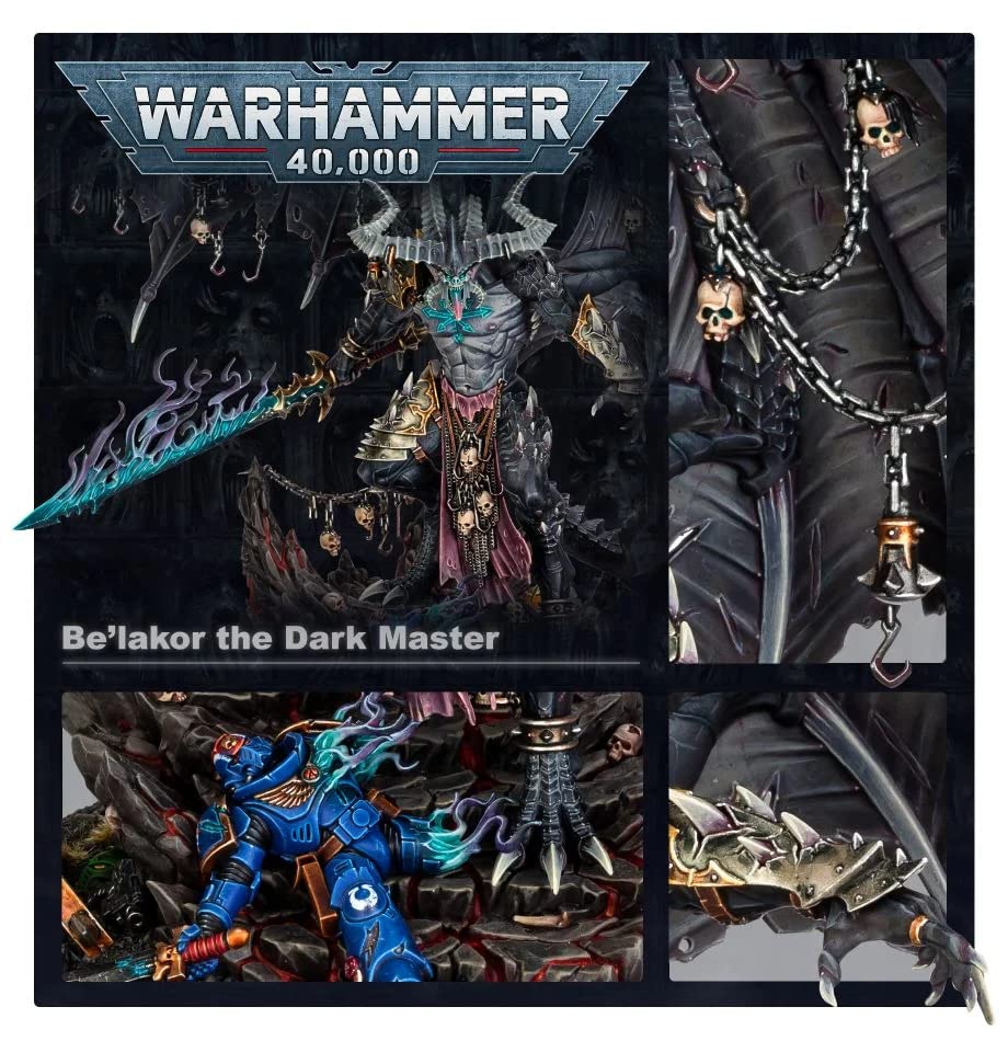 Games Workshop Slaves to Darkness Be'lakor Warhammer Age of Sigmar model building figure