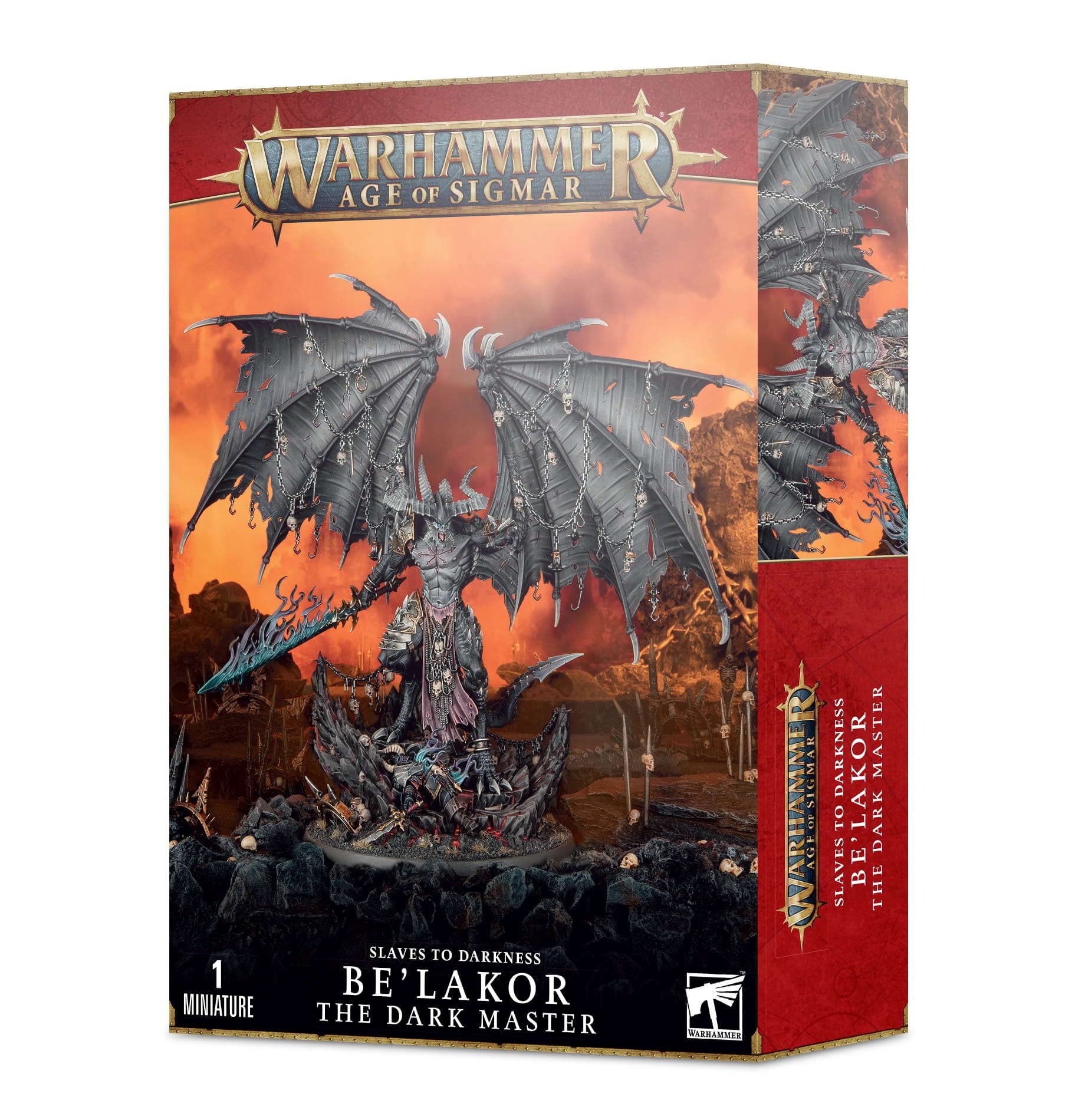 Games Workshop Slaves to Darkness Be'lakor Warhammer Age of Sigmar model building figure