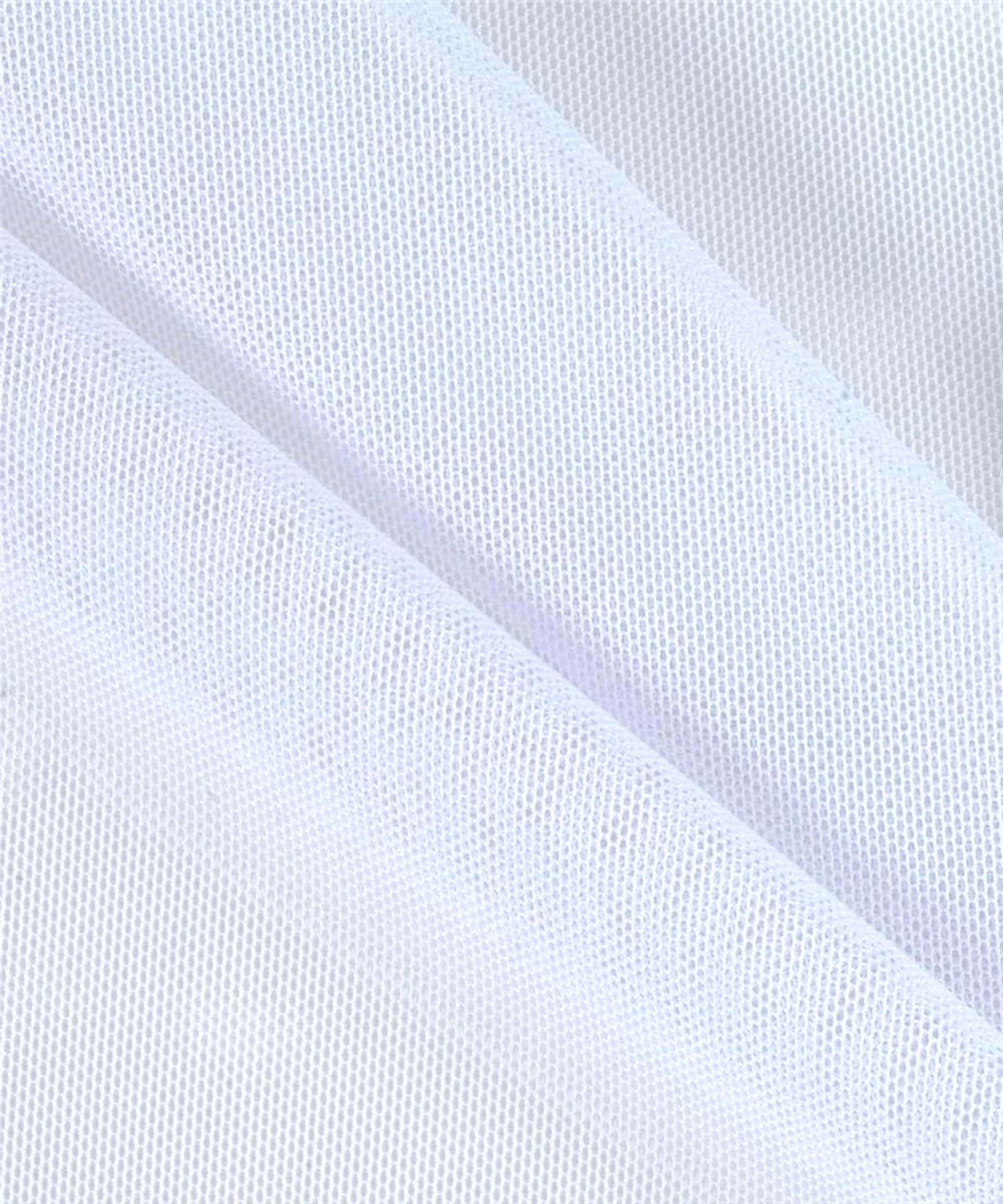 Keily & Megan Inc, 58/59" Wide Spandex Stretch Solid Nylon Power Mesh Fabric (White, 1 Yard)