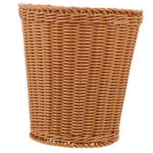 okumeyr trash can, plastic, brown, open-top