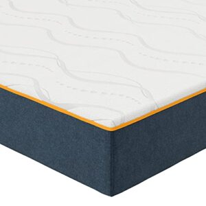 Nautica Home Enliven 8" Medium Gel Memory Foam Mattress with Cooling Air Flow and Pressure Relieving Foam Layers, Bed-in-a-Box, King, White