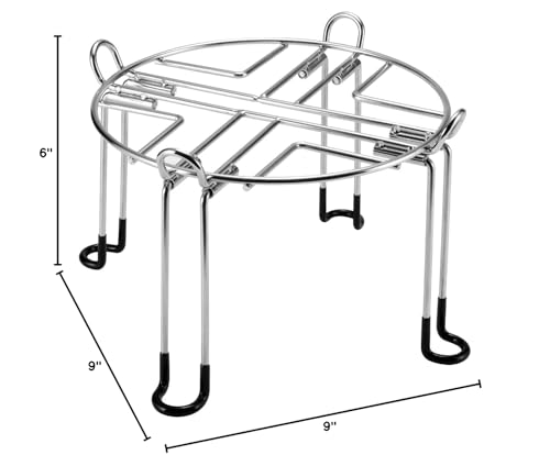 Stainless Steel Stand for Berkey Big, Royal and Travel System, 9'' Diameter 6'' Tall Countertop Stand, Fit Most Medium Gravity Water Filter System