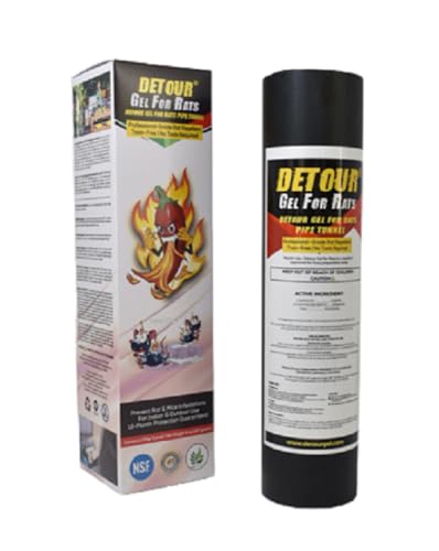 Detour Gel for Rats Pipe Tunnel | 100% Fool-Proof Rodent Repellent Device | Ready-to-Use | Designed with Safety in Mind for Pets & Kids | Toxin-Free