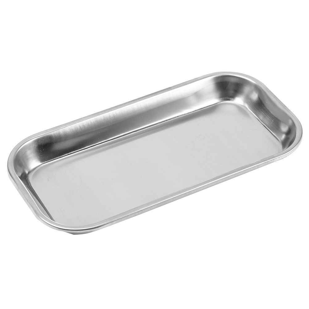 Professional Medical Surgical Stainless Steel Dental Procedure Tray Thickening Lab Instrument Tools Trays Flat Type