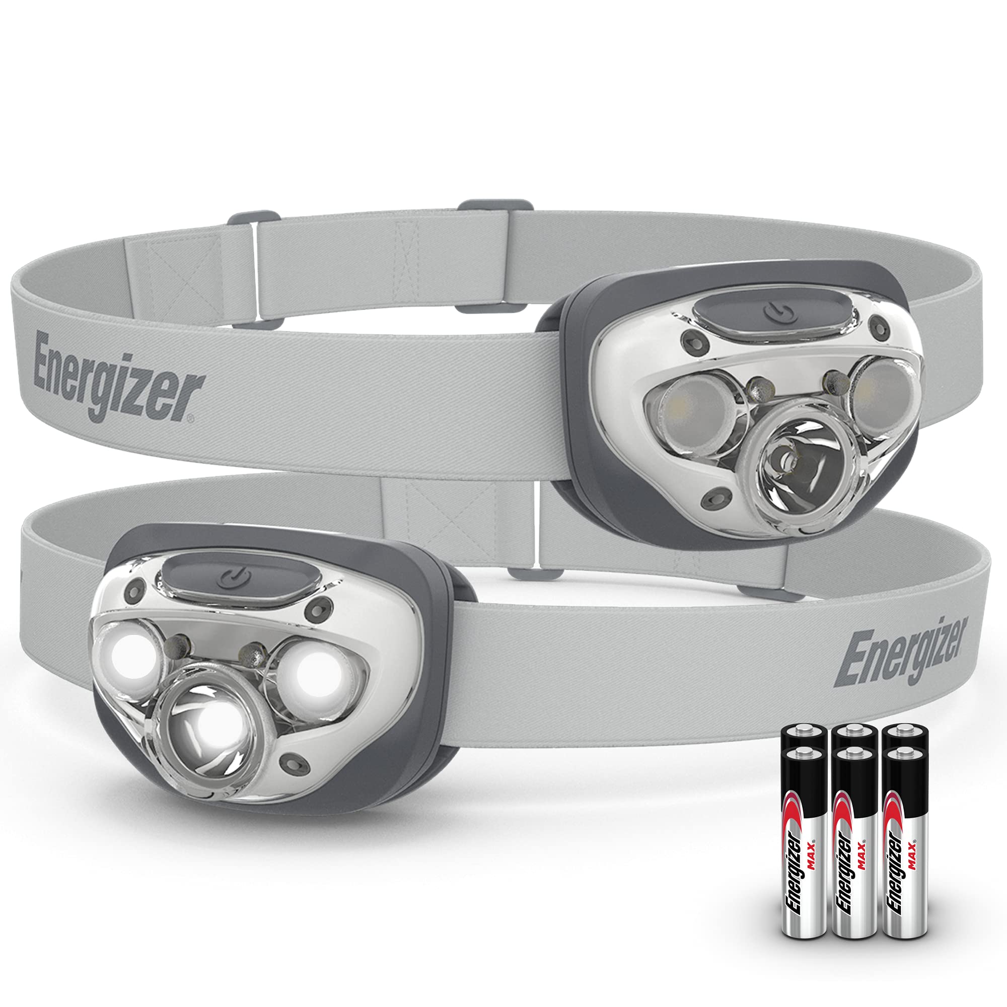 Energizer LED Headlamp PRO (2-Pack) and Etekcity Camping Lantern (2 Pack) Bundle