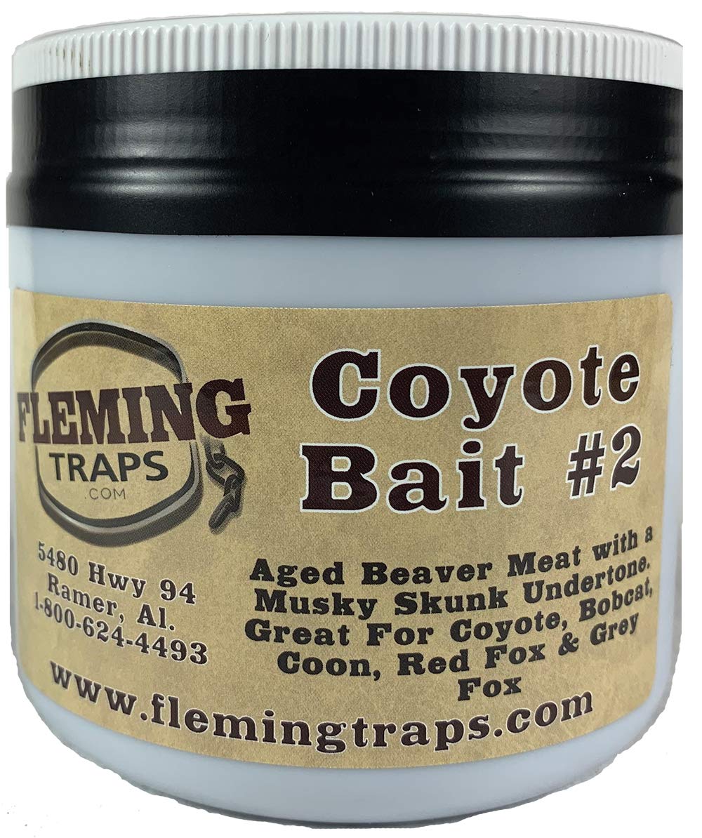 Fleming Traps Predator Bait Kit - Coyote, X5 & Raccoon Bait with Wool - 3 Pack