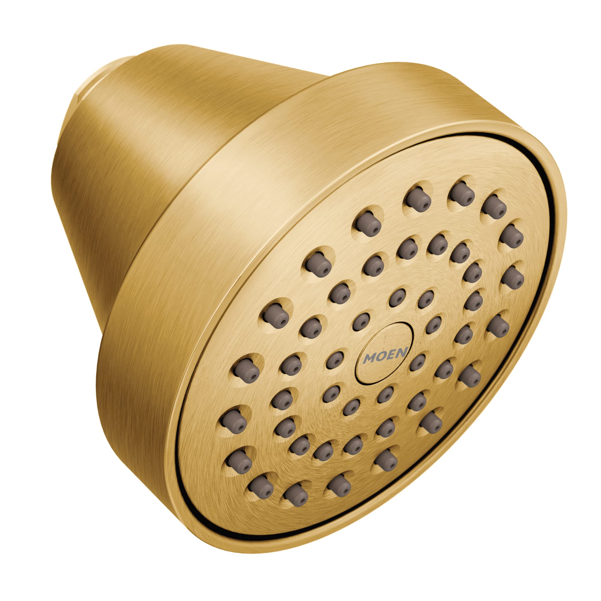 Moen 6399EP15BG Showering Acc-Core One-Function Eco-Performance Fixed Showerhead, Brushed Gold