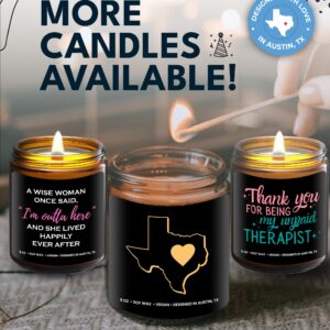 Texas Candle, Gifts for Women, Texas Gifts for Men, Texas Souvenir Gifts, State Texas Themed Gifts, Moving Away & Home Sick Gifts, Birthday, Christmas, Graduation, Gift-Ready