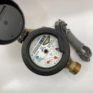 3/4" (5/8" x 3/4") M&E PD19 Positive Displacement Cold Water Meter with Pulse Output (1:10) Outdoor. NTEP Approved