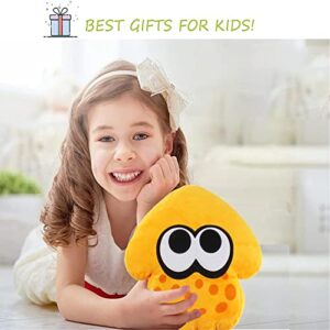 Squid Plush Toys, Plush Pillow for Children, Animal Stuffed Toys, 13in (Orange)